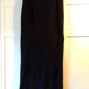 Lecomte Wool Viscose Longline Pencil Skirt Size M/L
